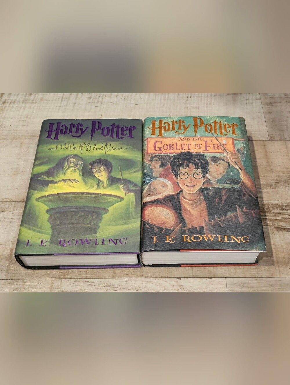 Harry Potter and the Goblet of Fire Half Blood Prince 1st Edition Jk Rowling Lot